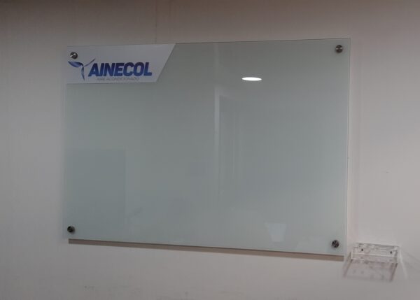 Tablero en vidrio templado Módulo 100*70 Cm Blanco
