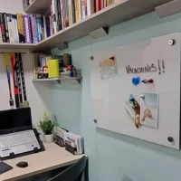 Tablero Magnético en vidrio templado Blanco