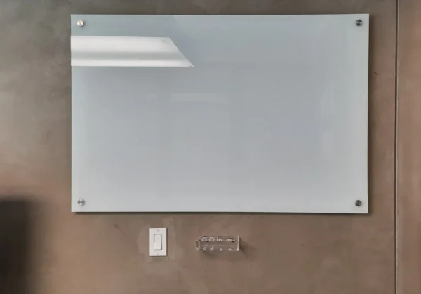 Tablero en vidrio templado Módulo 150*100  blanco
